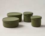 4 Pieces Silicone Food containers. - Image 