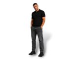 The Knit Polo Tshirt in Noir - Image 