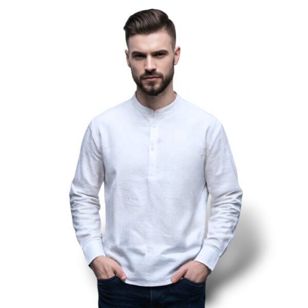 The Linen Mandarin Shirt