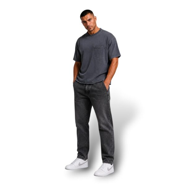The Washed Pocket Tee – Grey