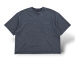 The Washed Pocket Tee – Grey - Image 