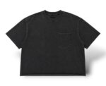 The Washed Pocket Tee – Black - Image 