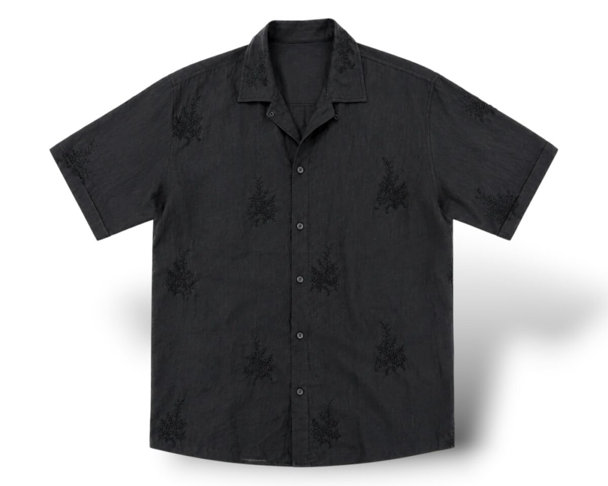 The Noir Embroidered Overshirt - Image 