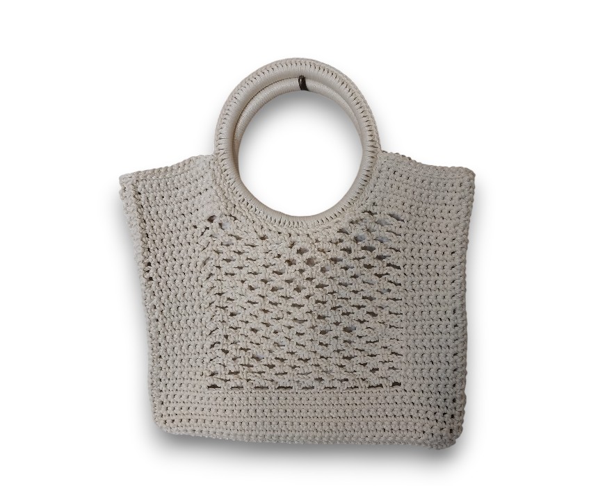 image (44) Off-white Beach Tote Bag - Image 1