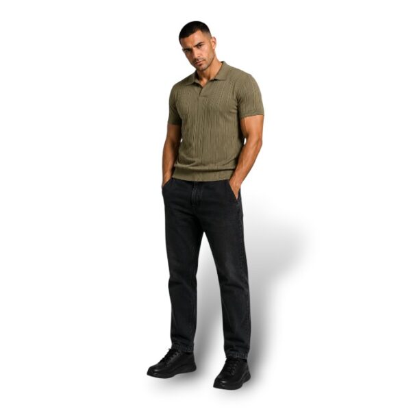 The Knit Polo – Olive