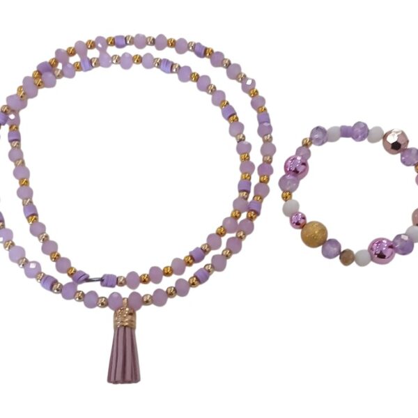 PCB Handmade Necklace & Bracelet Set