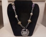 Hematite N. Hand-Poured Stone Necklace - Image 