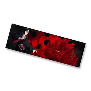 Itachi Uchiha 3D Motion Sticker | 20 x 6.6 cm