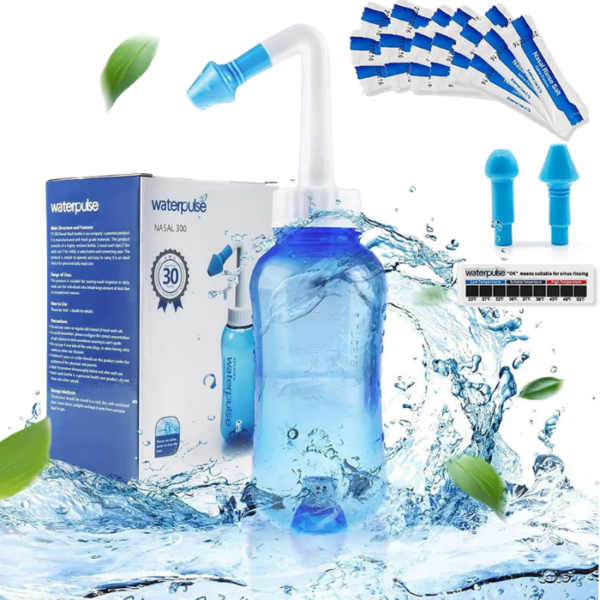 Neti Pot Sinus Rinse Nasal Wash Bottle