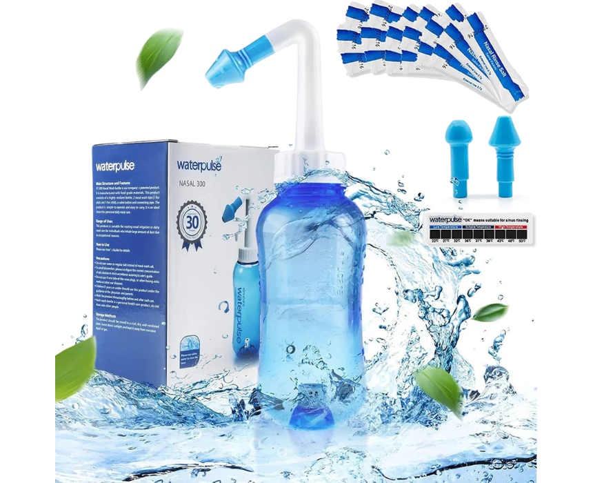 1 Neti Pot Sinus Rinse Nasal Wash Bottle - Image 1