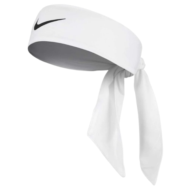 NIKE DriFit Fury Sweat Wicking Head Tie Unisex White