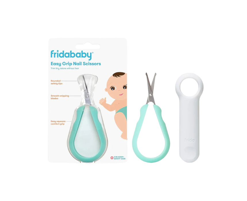 1 Frida Baby Easy Grip Nail Scissors - Image 1