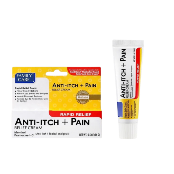 Pain Relief Cream Anti Itch Plus Pain Family Care