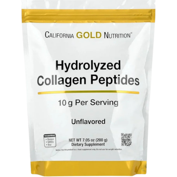 California Gold Nutrition Collagen Peptides Powder With Hyaluronic Acid