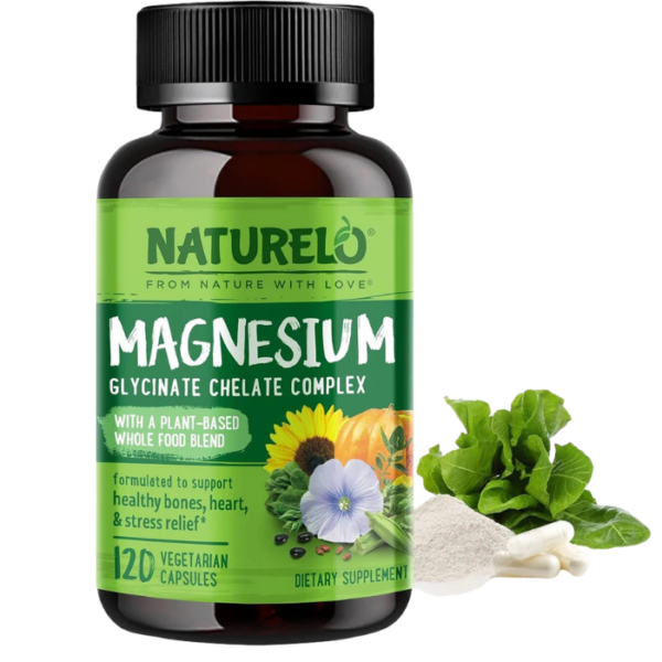 NATURELO Magnesium Supplement Capsules