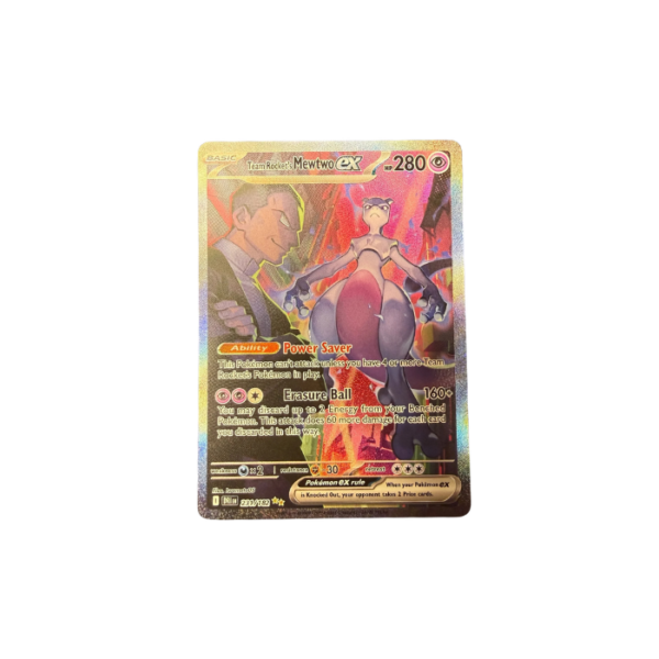 Team Rocket's Mewtwo ex SIR Pokemon Card