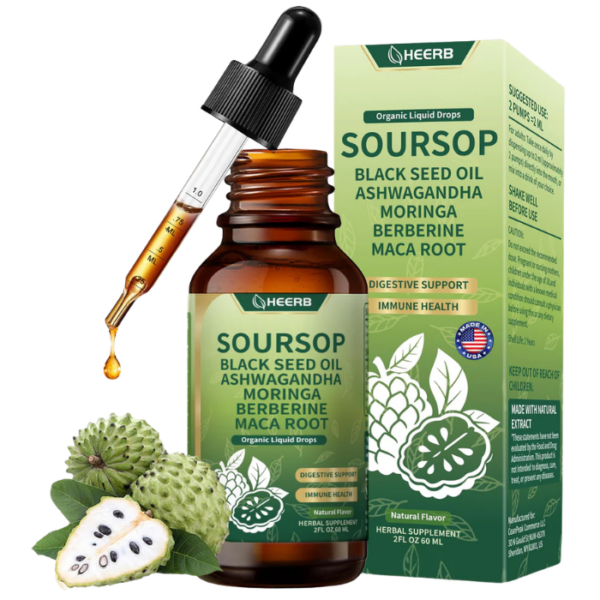 HEERB Organic Soursop Bitters Liquid Drops