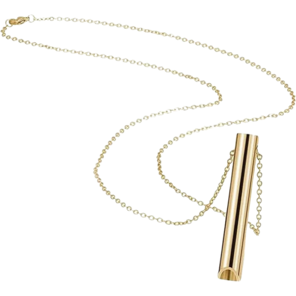 Anxiety Relief Breathing Necklace LUVV Breathe Rose