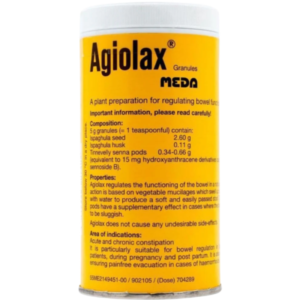 Agiolax Granules Laxative Stimulant Laxative Of plant origin