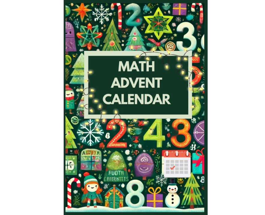1 Kids Math Advent Calendar Educational Countdown - Image 1