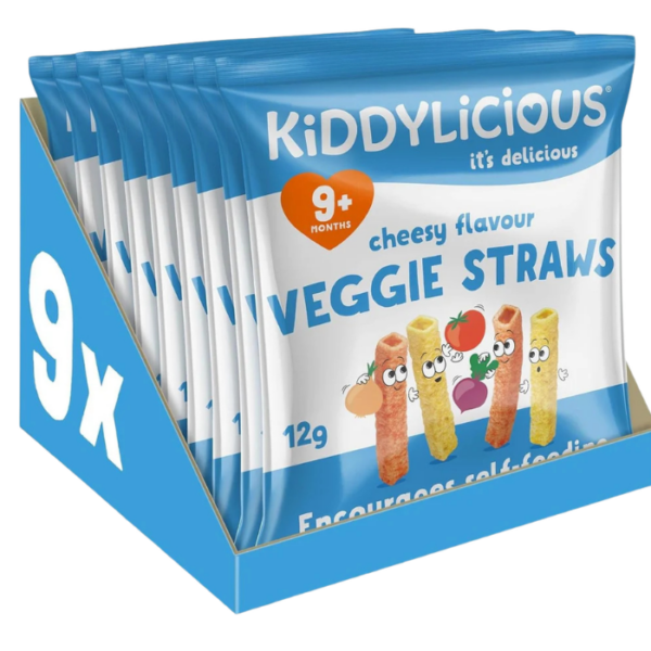Kiddylicious Kids Veggie Cheese Snack Straws
