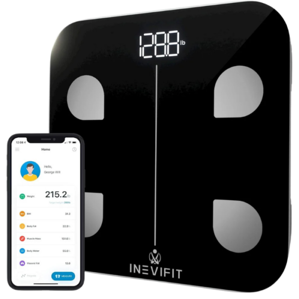INEVIFIT Smart Body Fat Bathroom Scale