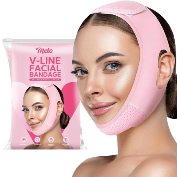 Reusable V Line Lifting Mask With Chin Strap For Sleeping