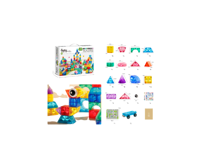 105p 3D Magnetic Thinking Building Block - Image 1