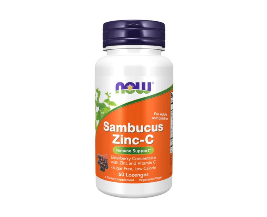 107 NOW Sambucus Zinc C Immune Support Lozenges - Image 1