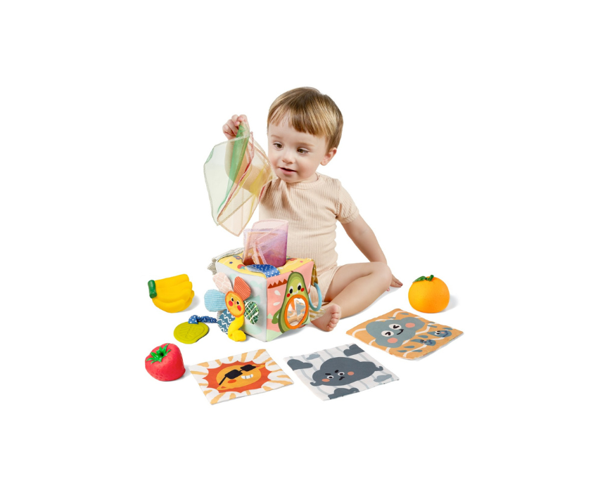 1088 Multi-Sensory Colorful Tissue Box & Squeeze Toy M - Image 1