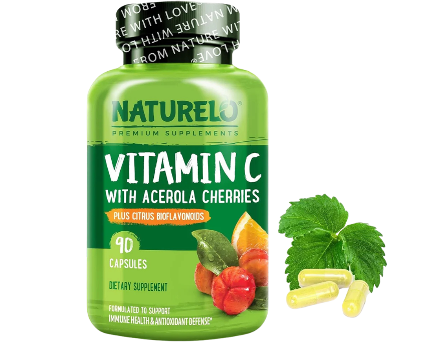 11 NATURELO Vitamin C Immune Support Capsules - Image 1