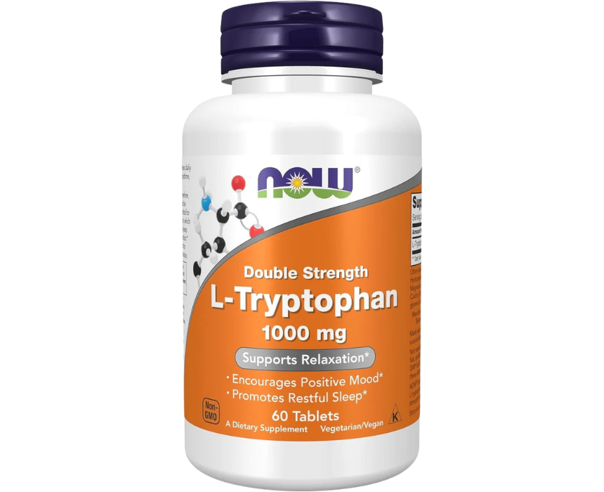 11 NOW Foods Supplements LTryptophan Mood Support Tablets - Image 1