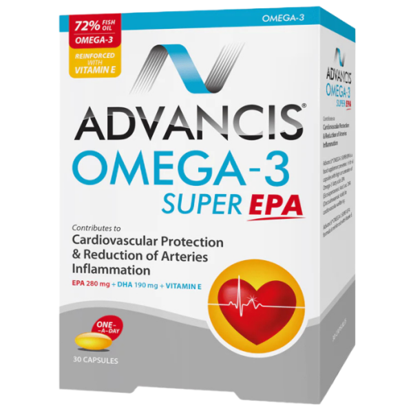Advancis Omega Super EPA High Potency Fish Oil Supplement For Heart And Brain Support