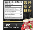 Berberine Supplement Capsules - Image 