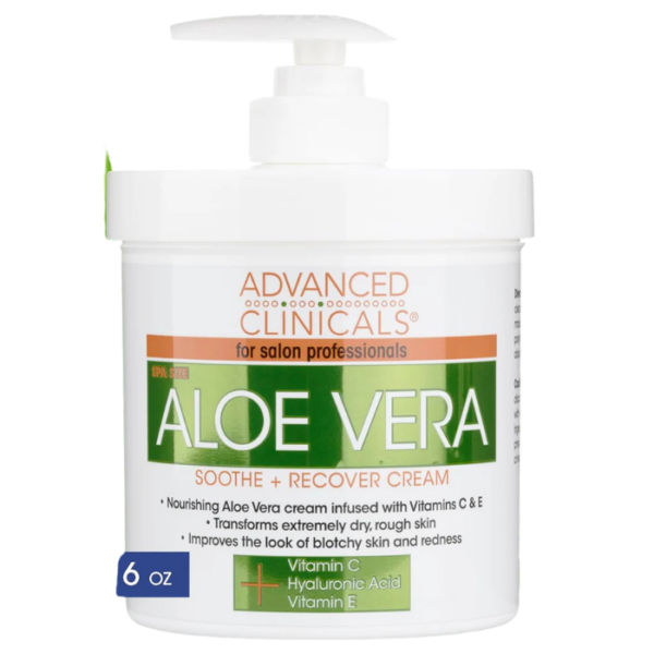 Advanced Clinicals Aloe Vera Lotion Sun Burn Recovery Cream