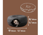 Donut Hideaway Cat Cave - Image 