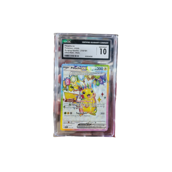 Pikachu ex CGC 10 Card