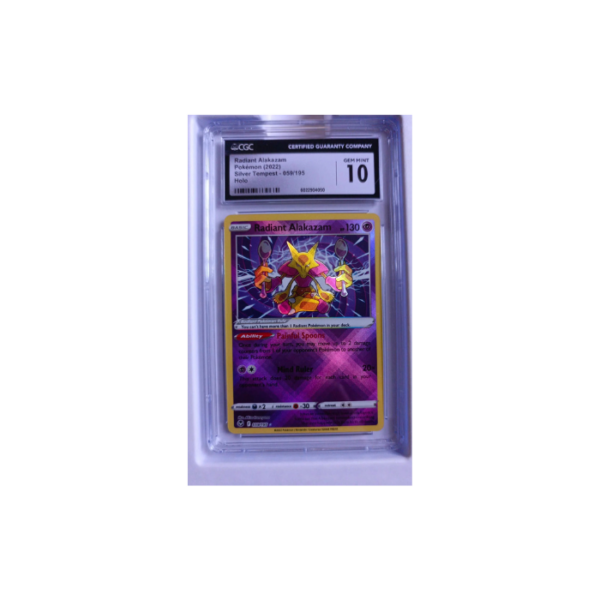 Radiant Alakazam CGC 10 Card