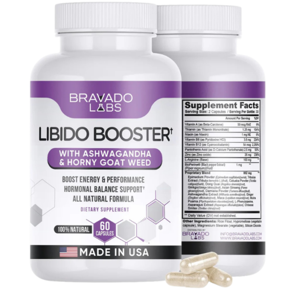 Bravado Labs Womens Herbal Energy Supplement