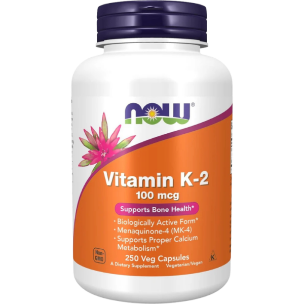 NOW Foods Vitamin K Supplement Capsules