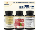 Berberine Supplement Capsules - Image 