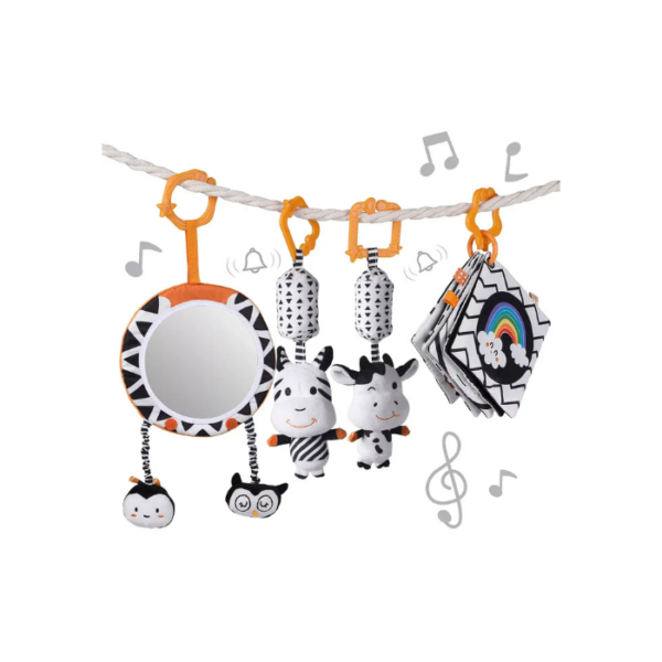 Mirror Set Newborn Black & White Set 4 pcs