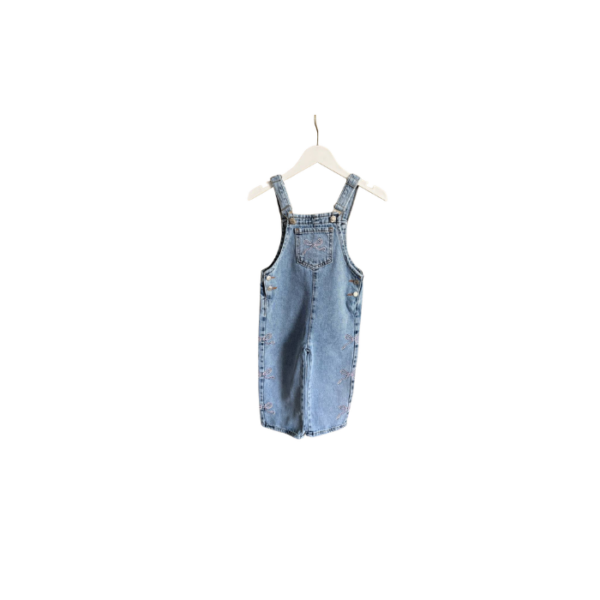 Denim Ribbon Overall