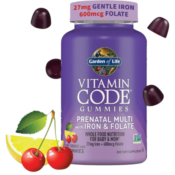 Garden Of Life Prenatal Gummy Vitamins For Women With Iron