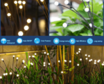 TONULAX Solar Garden Lights Outdoor Decor - Image 