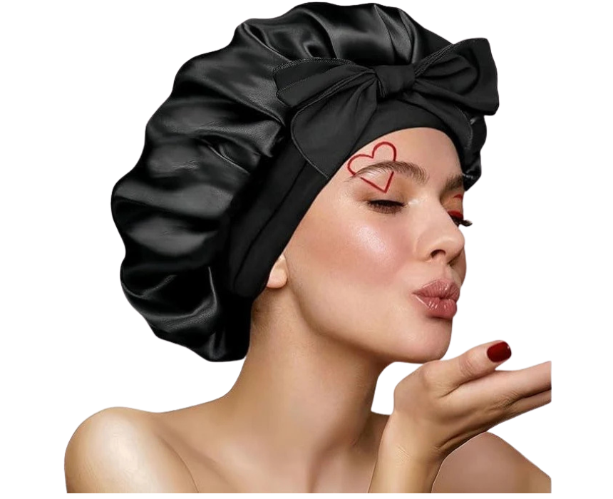 14 Purfex Silk Sleeping Hair Bonnet - Image 1