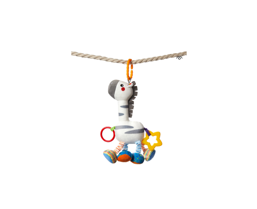 140 Zebra Hanging Rattle - Image 1