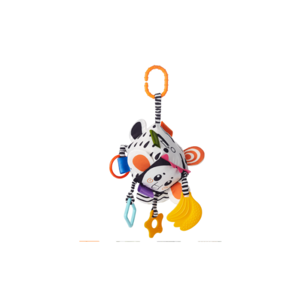 Black & White Cube Hanging Rattle