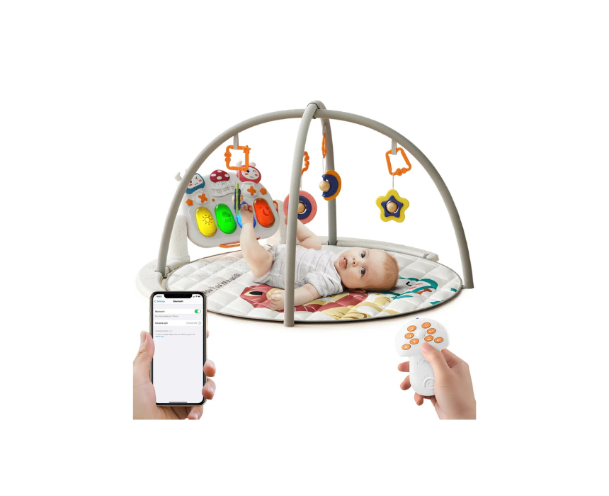 144 Circular Playmat Activity Gym Lion - Image 1