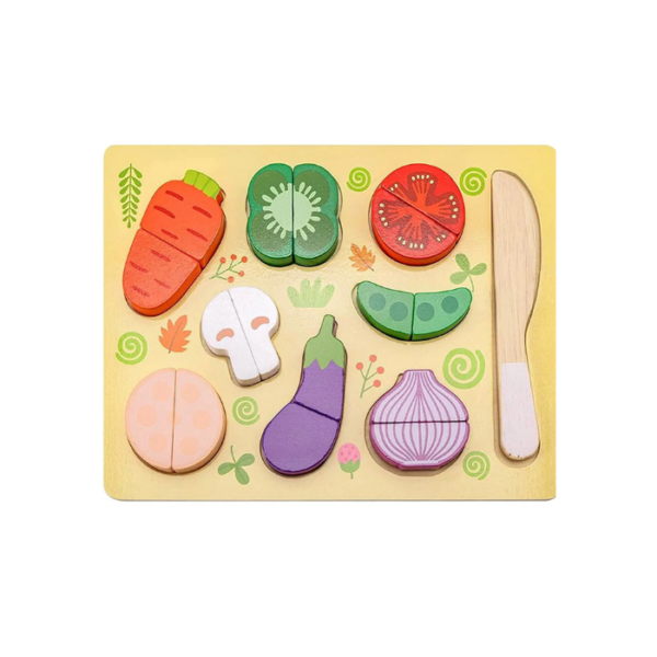 Magnetic Wooden Cutting Board Vegetables